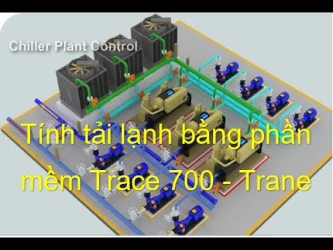 Tính tải bằng phần mềmTrace 700 hãng Trane phần 1
