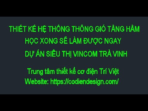 Thiết kế thông gió tầng hầm
