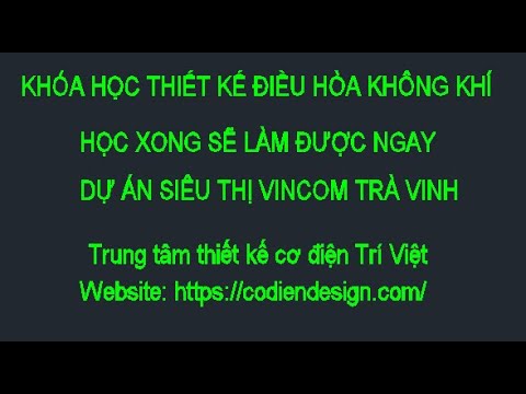 Khóa học thiết kế hệ thống điều hòa không khí